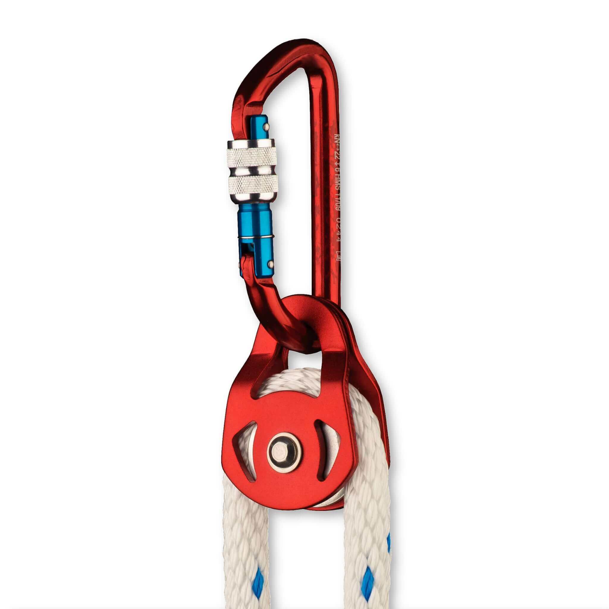 Seilflechter Nordwand® Aluminium Umlenkrolle 32 kN, 1-scheibig  Die robuste Umlenkrolle von Seilflechter besteht aus leichter, langlebiger Aluminiumlegierung. Ideal für Klettern, Rettung, Baumklettern, Abstieg, Seilzug und Outdoor-Aktivitäten. Für Seile bis 16 mm Durchmesser, beeindruckende Belastbarkeit von 32 kN (3.000 kg). Erfüllt Sicherheitsstandards.