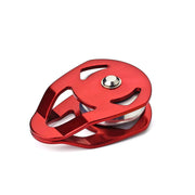 Seilflechter Nordwand® Aluminium Umlenkrolle 32 kN, 1-scheibig  Die robuste Umlenkrolle von Seilflechter besteht aus leichter, langlebiger Aluminiumlegierung. Ideal für Klettern, Rettung, Baumklettern, Abstieg, Seilzug und Outdoor-Aktivitäten. Für Seile bis 16 mm Durchmesser, beeindruckende Belastbarkeit von 32 kN (3.000 kg). Erfüllt Sicherheitsstandards.