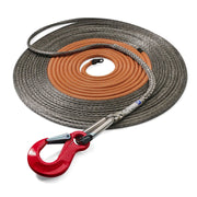 Das 2-Komponenten Windenseil Profi-X aus hochwertigem Novoleen® – ideal für Offroader. Testsieger in 4x4action (Ausgabe 4/2014), robust und langlebig, passender Schwerlasthaken und Rohrkausche, Hitzeschutz, sichtbares Seilende für Sicherheit.