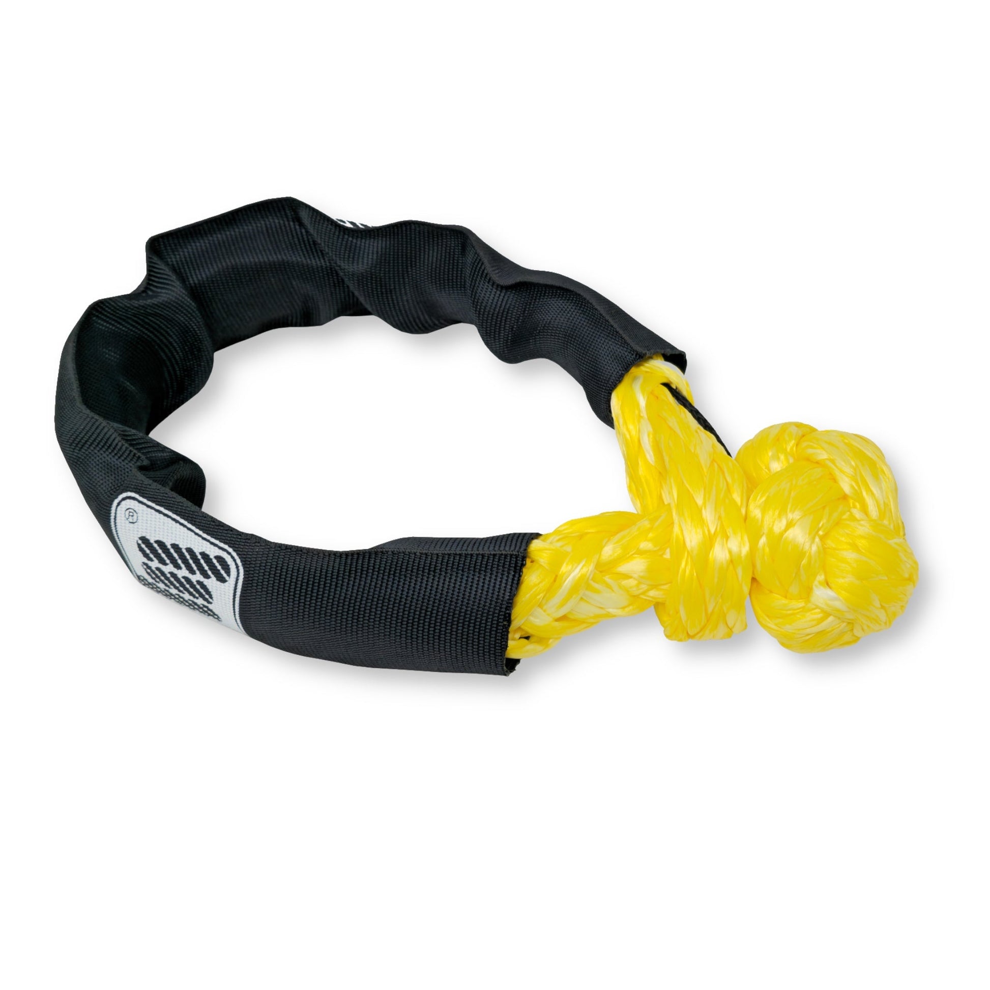 Softschäkel: Ideales Verbindungsmittel vom Windenseil zum Anschlagpunkt. Hergestellt aus reinem Novoleen® (HMPE) mit Bruchlasten von bis zu 27 Tonnen. Einfaches Öffnen durch Zugseil, keine Verletzungsgefahr dank nicht-metallischem Material. Vielseitige Einsatzgebiete, nicht für Sicherung von Personen oder Heben von Lasten zugelassen.