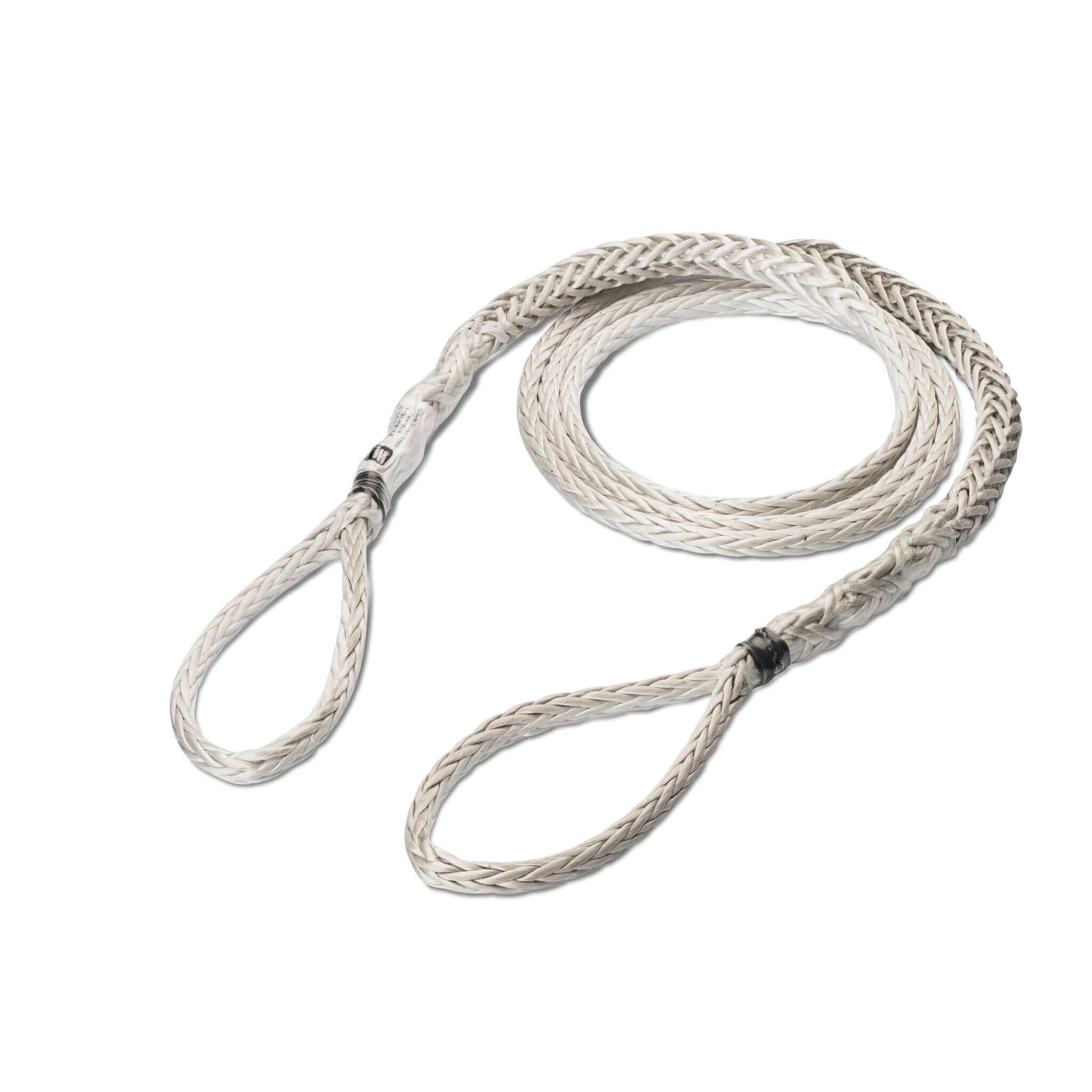 Novoleen® Pu12 Zugseilverlängerungen von Seilflechter - Vielseitige Lösung zur Seilverlängerung. Erhältlich in verschiedenen Längen und Durchmessern. Mit Augspleiß an beiden Enden für einfache Verbindung mit Beschlagteilen oder Tauwerkschäkeln. Ideal für Windenseile, Greifzüge im Forst und mehr.