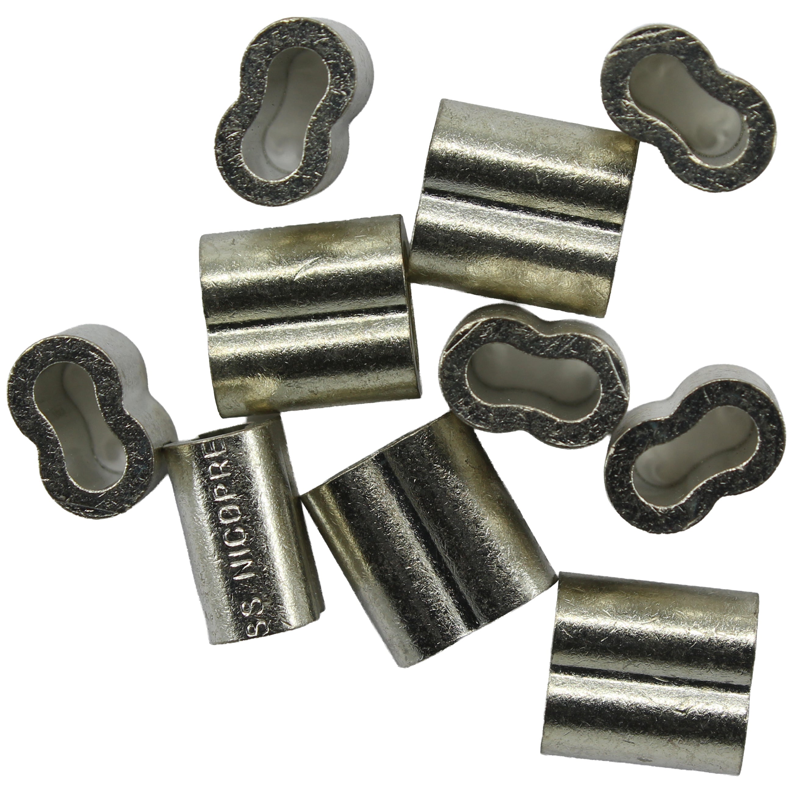 PRESSHÜLSE KUPFER VERZ. 4,0 - 4,5 MM, 1 STCK = 10 HÜLSEN Presshülsen SEILFLECHTER Tauwerk GmbH 