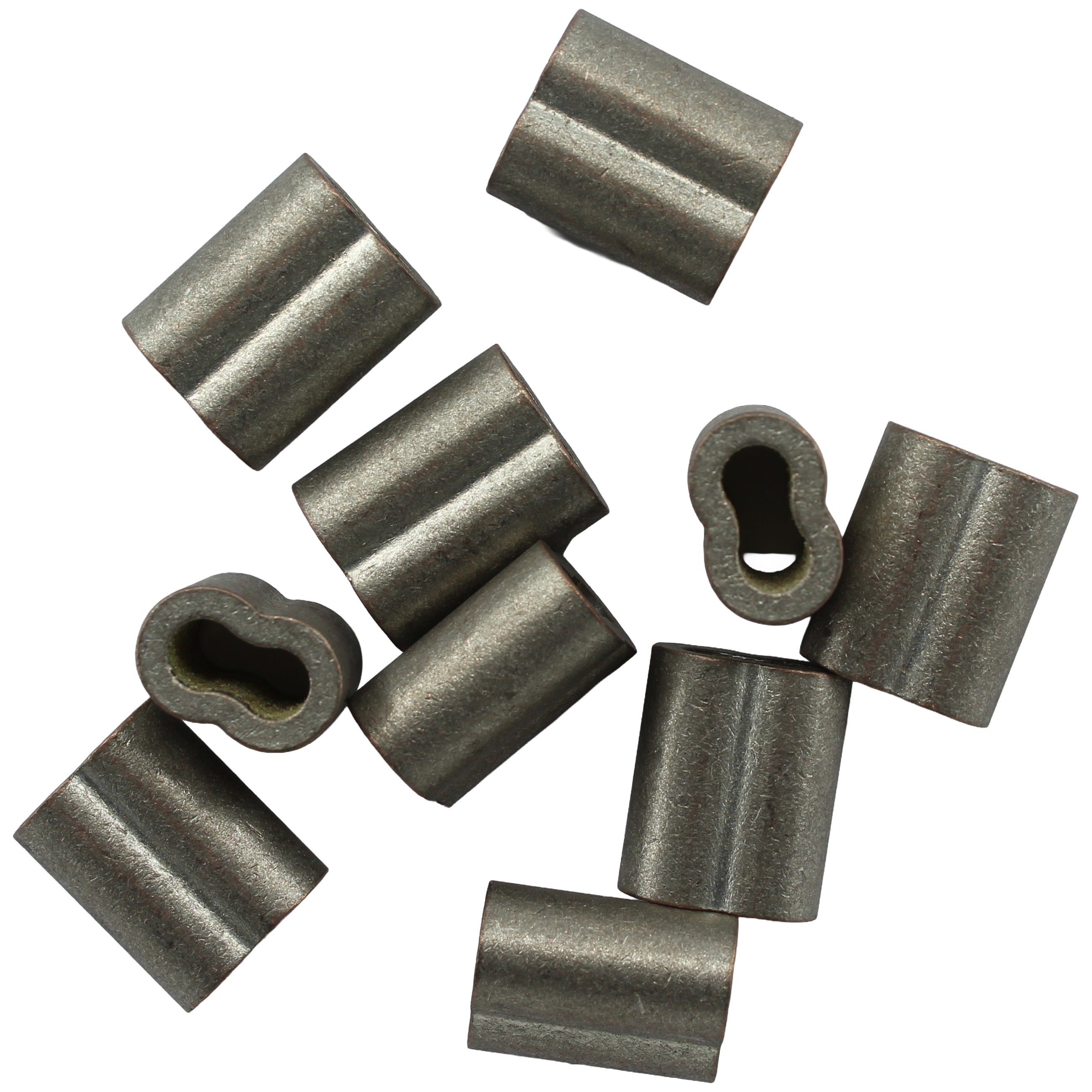 PRESSHÜLSE KUPFER VERZ. 6,0 MM, 1 STCK = 10 HÜLSEN Presshülsen SEILFLECHTER Tauwerk GmbH 