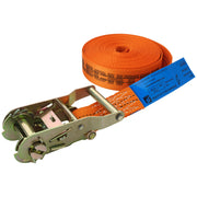 RATSCHENZURRGURT EN 12195-2, einteilig, 36 mm, Länge = 7 M, 2 TO Ratschenzurrgurte EN 12195-2 SEILFLECHTER Tauwerk GmbH 