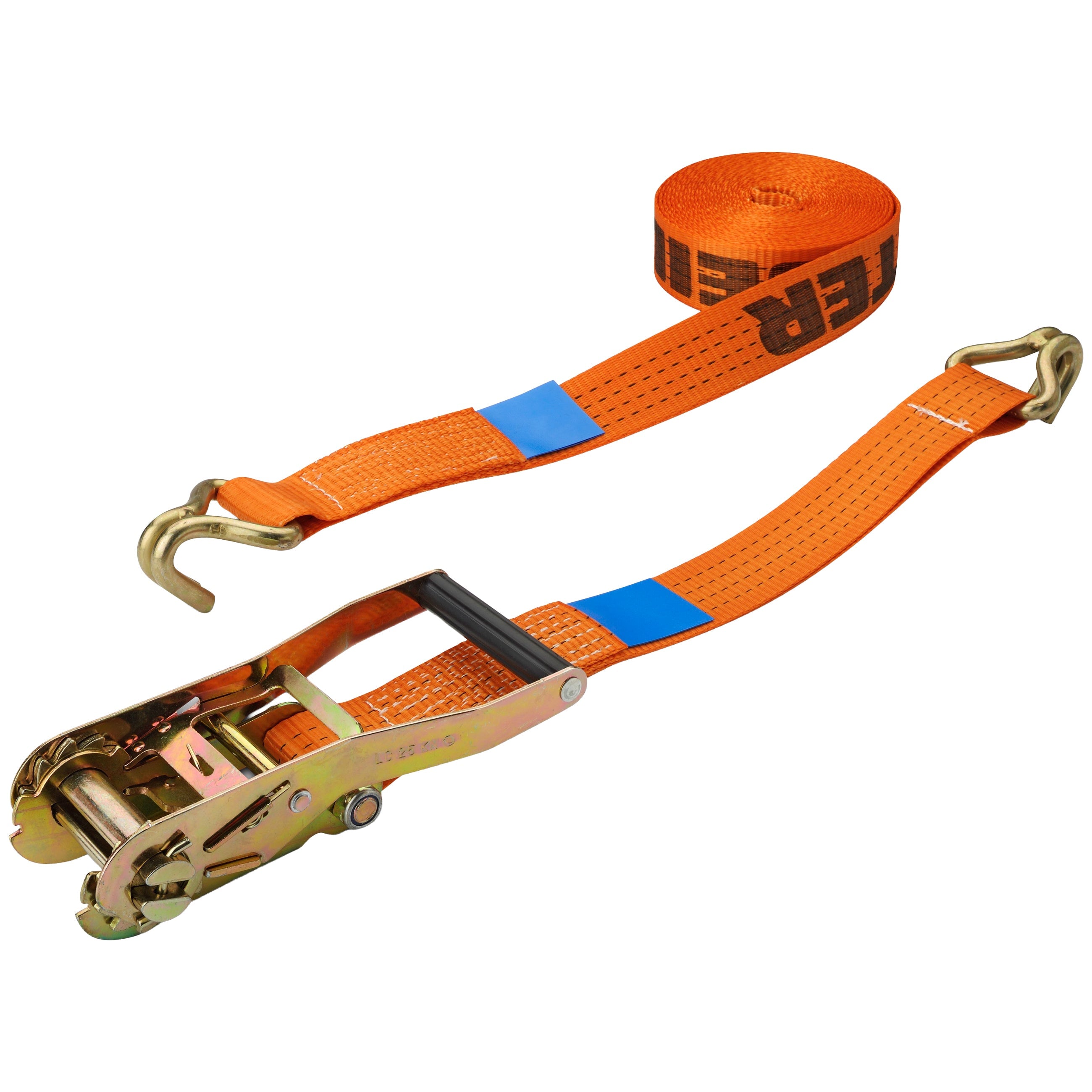 RATSCHENZURRGURT MIT SPITZHAKEN, zweiteilig, 50 mm, Länge = 8 M, 4 TO Ratschenzurrgurte Spitzhaken SEILFLECHTER Tauwerk GmbH 