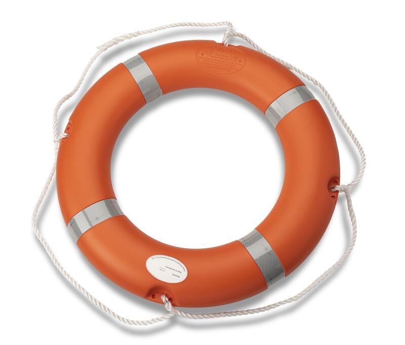 Rettungsring mit Solas-Zulassung Rettungsringe Seilflechter 