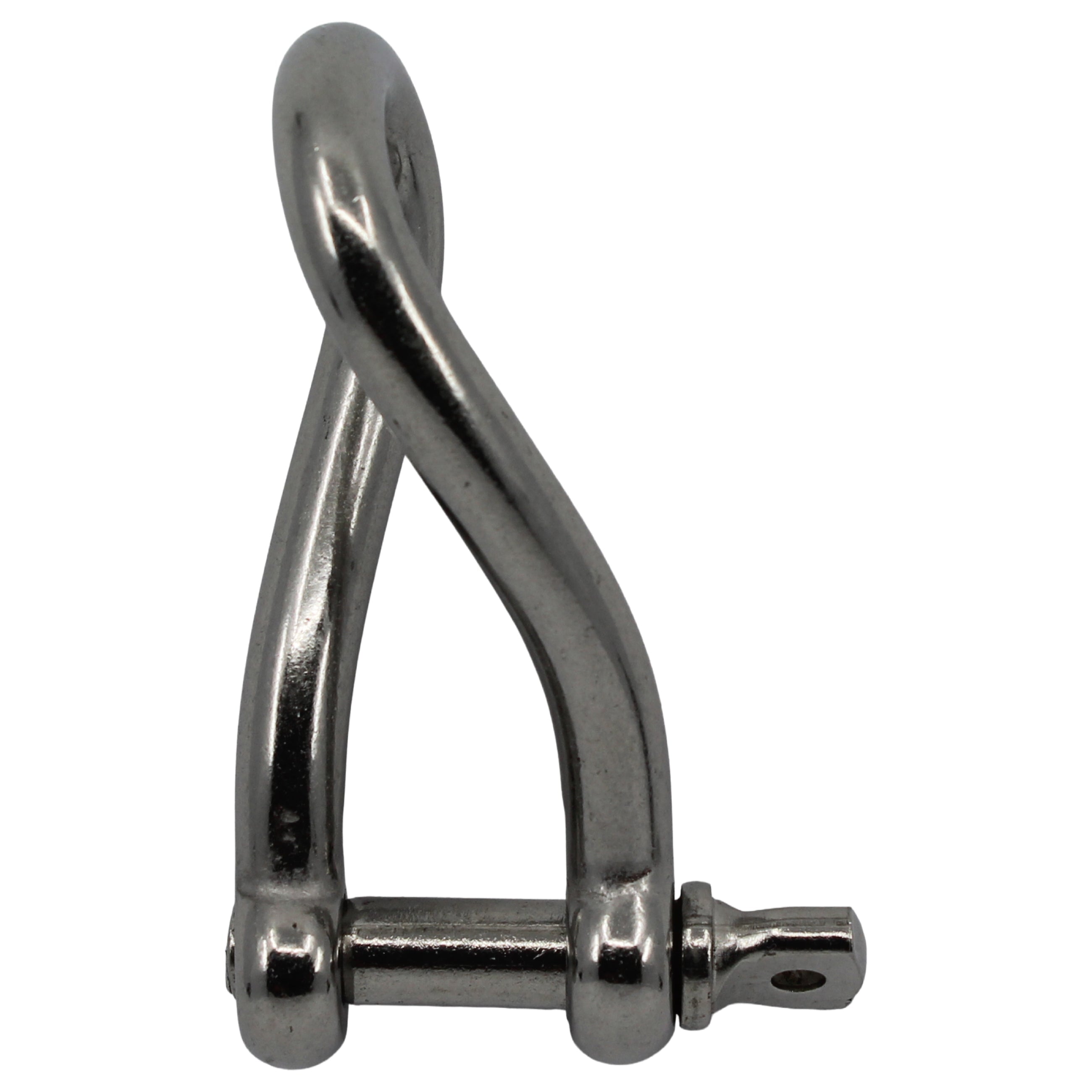 Schäkel A4 AISI 316 gedreht Schäkel Seilflechter 10 mm 