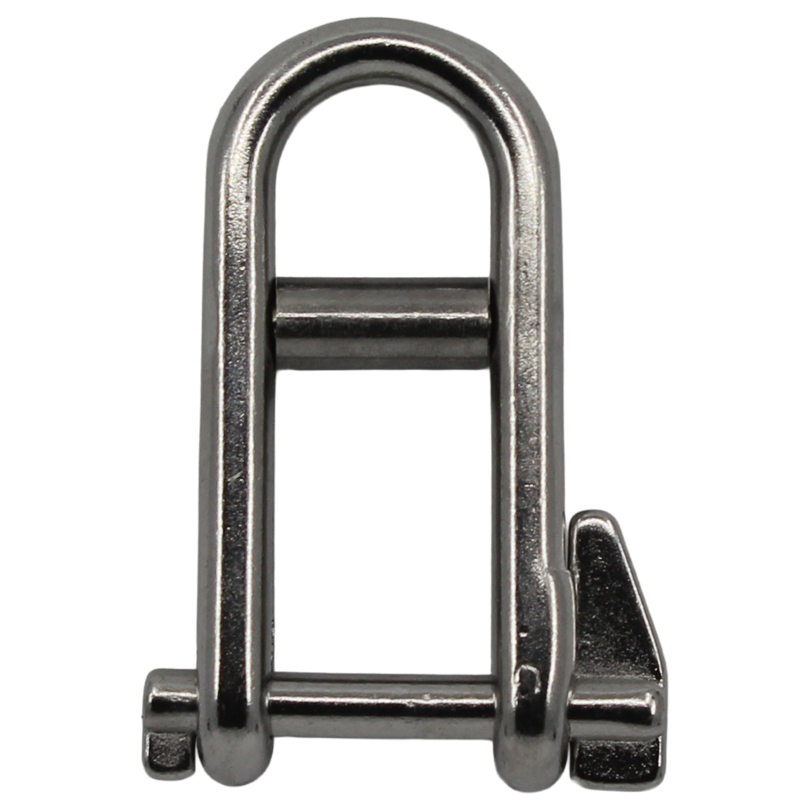 Schäkel A4 AISI 316 gerade lang mit Quersteg Schäkel Seilflechter 5 mm 