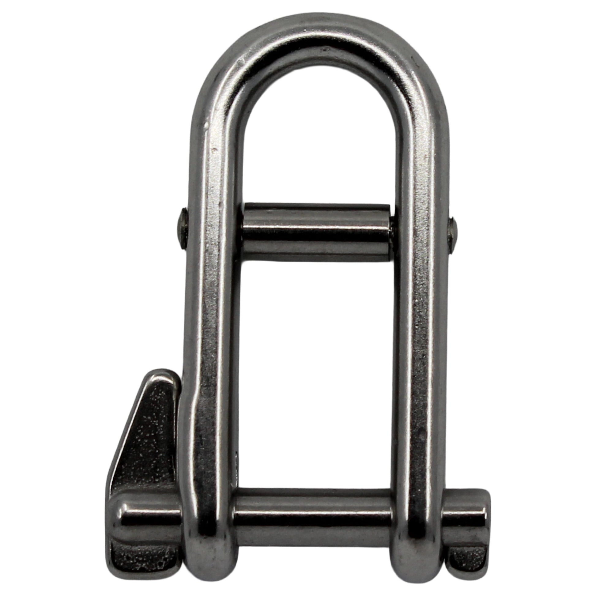 Schäkel A4 AISI 316 gerade lang mit Quersteg Schäkel Seilflechter 6 mm 