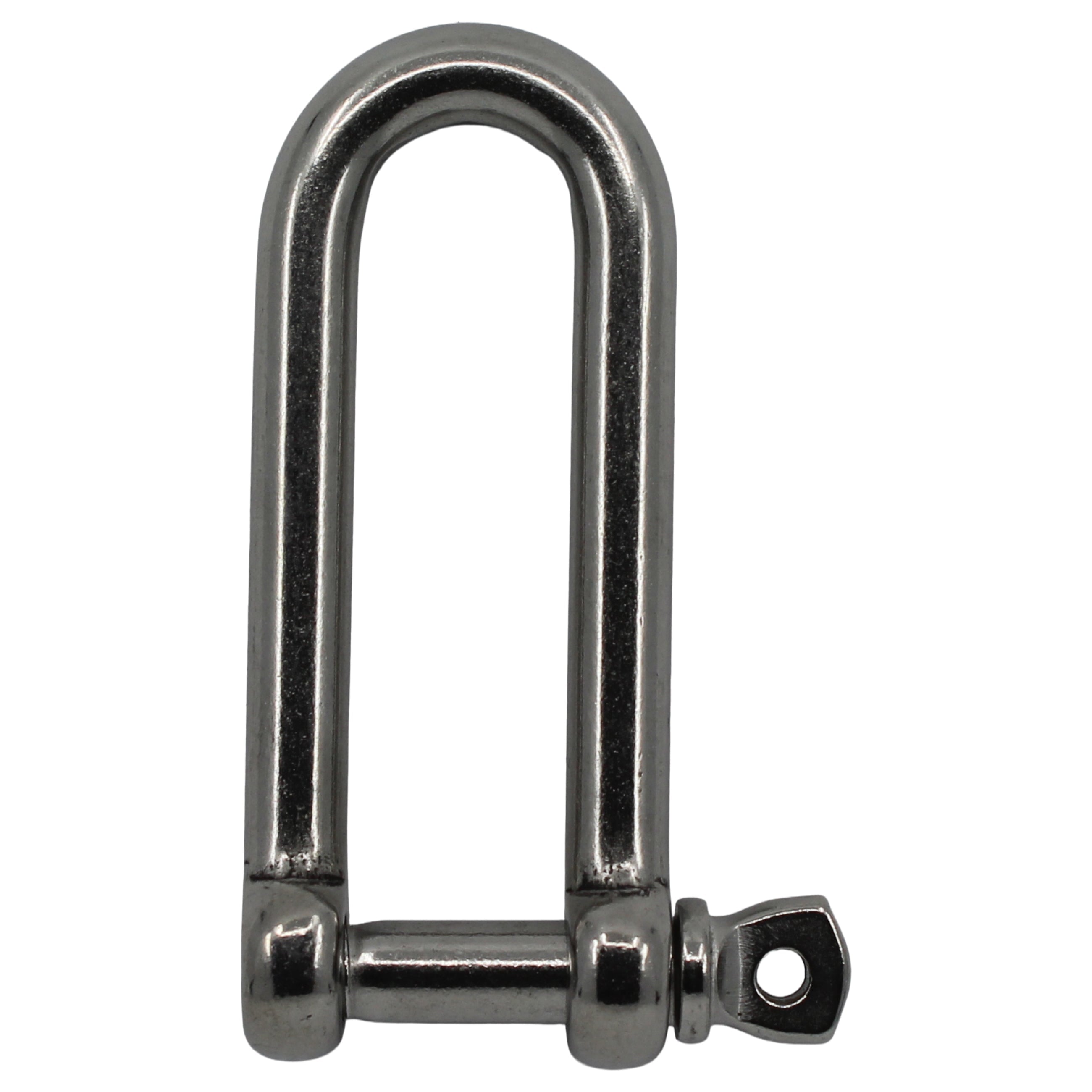 Schäkel A4 AISI 316 gerade lang Schäkel Seilflechter 10 mm 