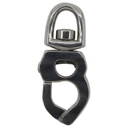 Schnappschäkel mit Wirbelauge AISI 316 Schäkel Seilflechter 