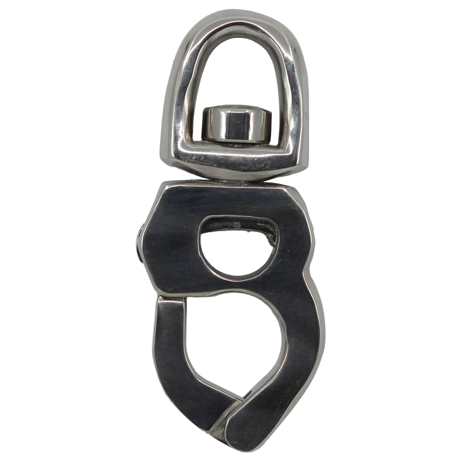 Schnappschäkel mit Wirbelauge AISI 316 Schäkel Seilflechter 