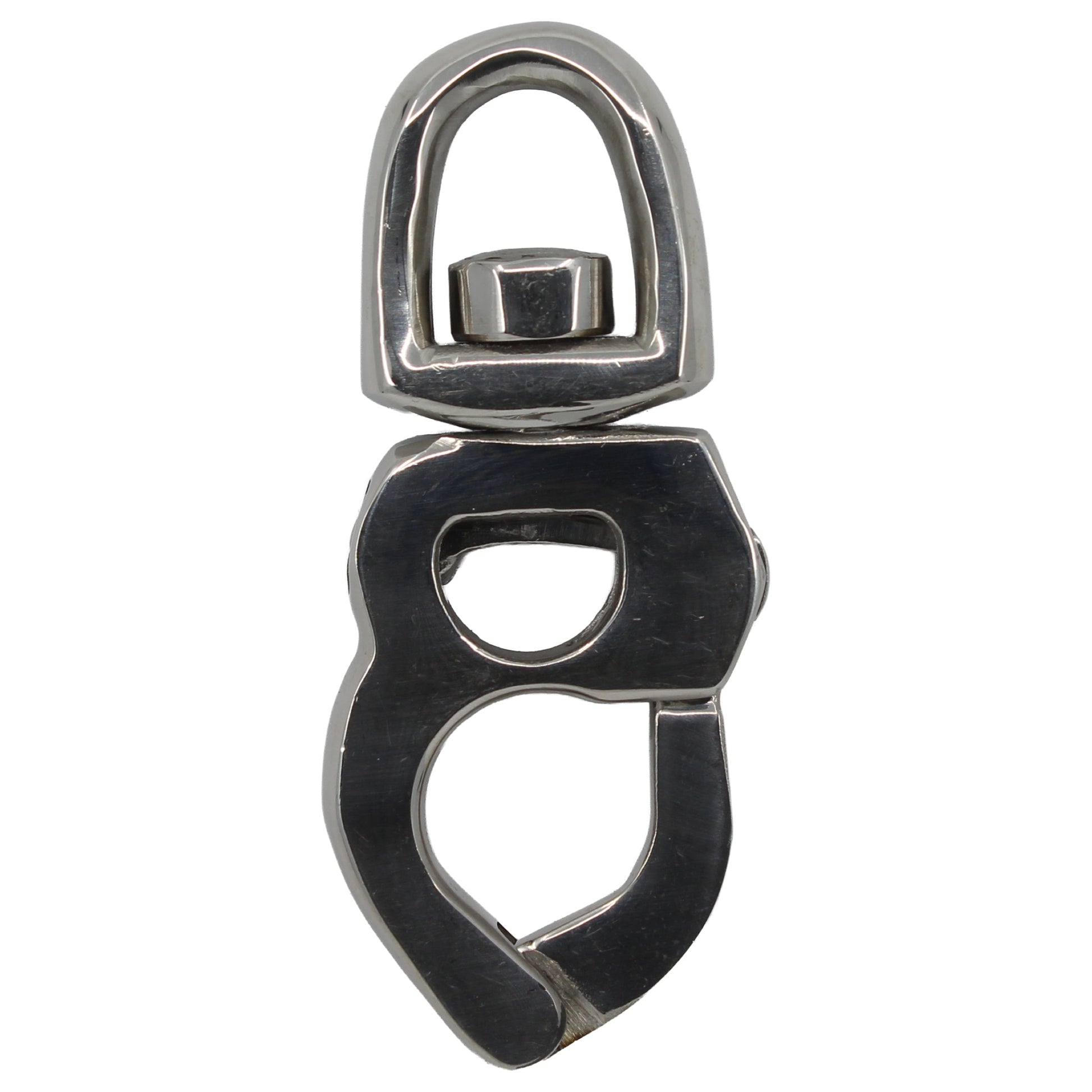 Schnappschäkel mit Wirbelauge AISI 316 Schäkel Seilflechter 