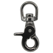 Schnappschäkel mit Wirbelauge AISI 316 Schäkel Seilflechter 