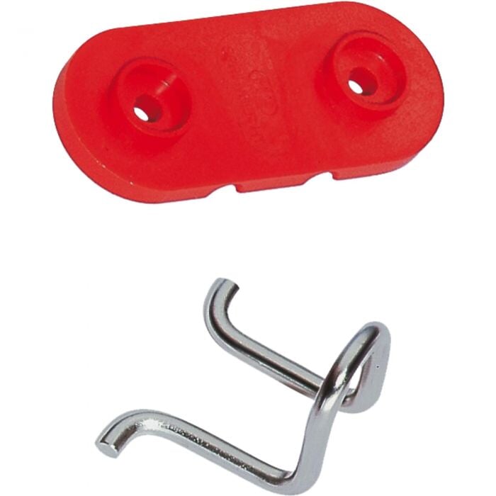 Schotführung vor der Klemme mit Grundplatte 8-13 mm Schotführungen Seilflechter 