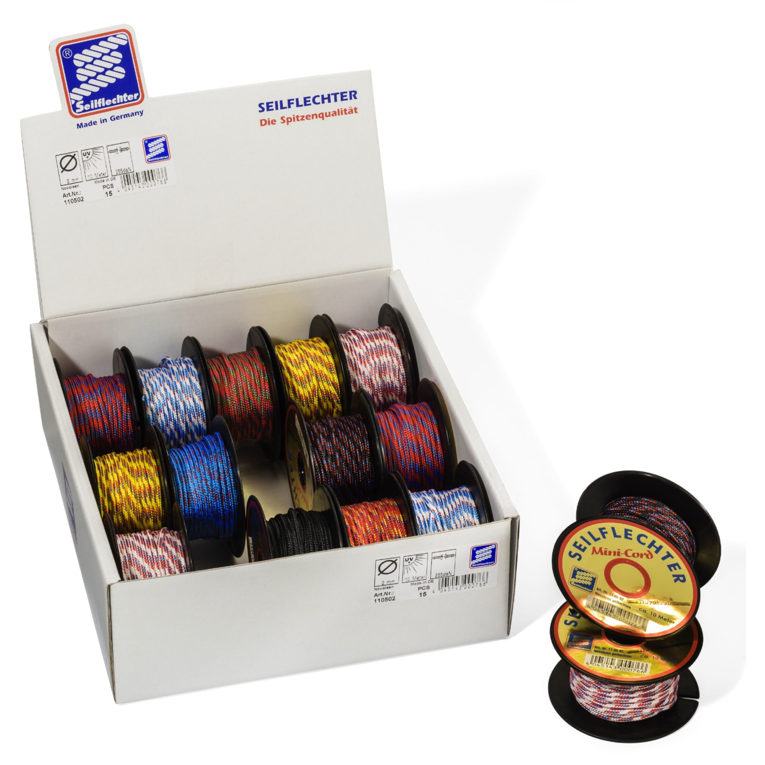 Seilflechter Minicord | Novoleen® | verschiedene Ø Novoleen Seilflechter Tauwerk GmbH 