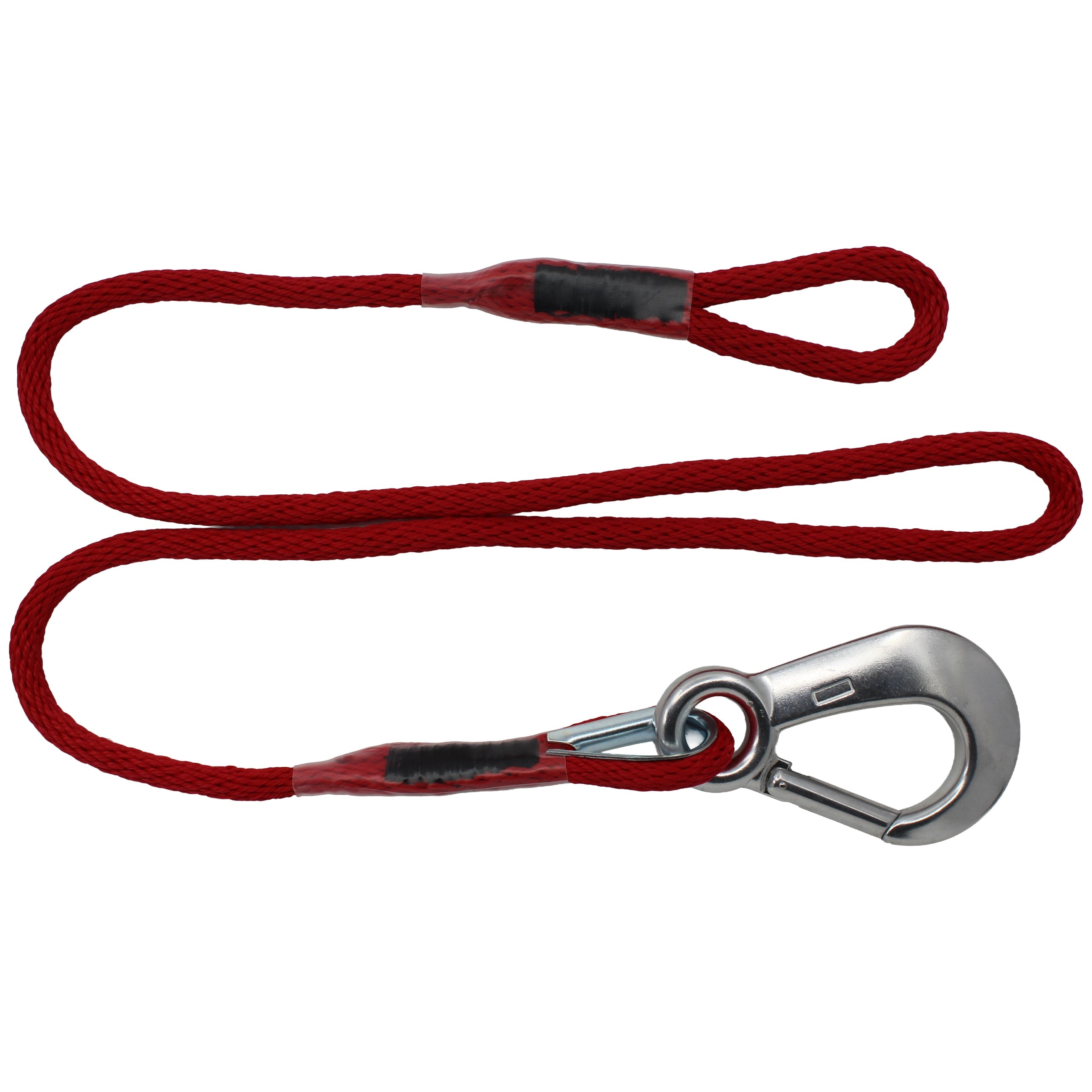 SEILSCHLAUCHHALTER E DIN 14828, 2004, ROT, 1,6 M, ÖSE/ KARABINER Leinen & Seile Seilflechter 