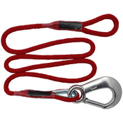 SEILSCHLAUCHHALTER E DIN 14828, 2004, ROT, 1,6 M, ÖSE/ KARABINER Leinen & Seile Seilflechter 