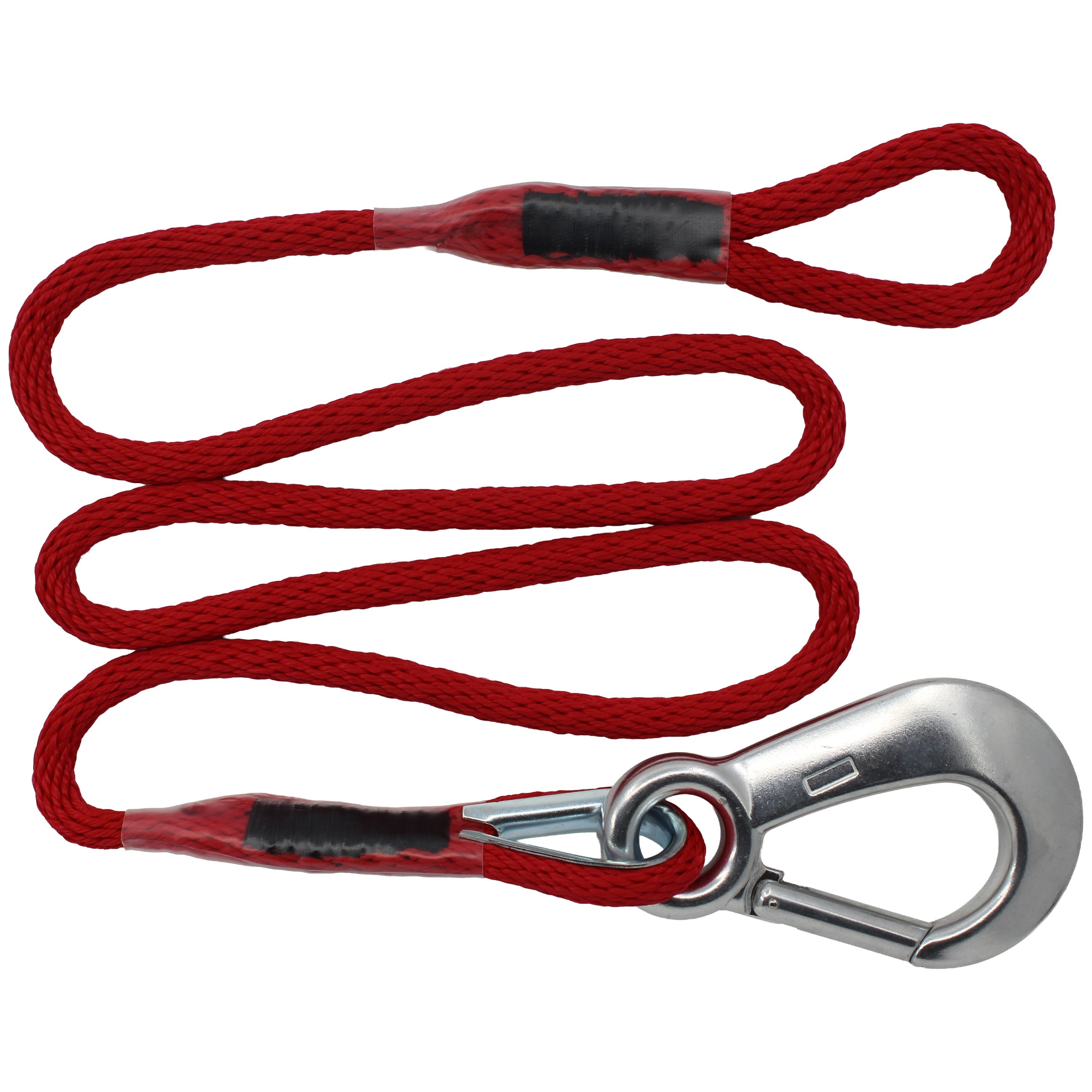 SEILSCHLAUCHHALTER E DIN 14828, 2004, ROT, 1,6 M, ÖSE/ KARABINER Leinen & Seile Seilflechter 