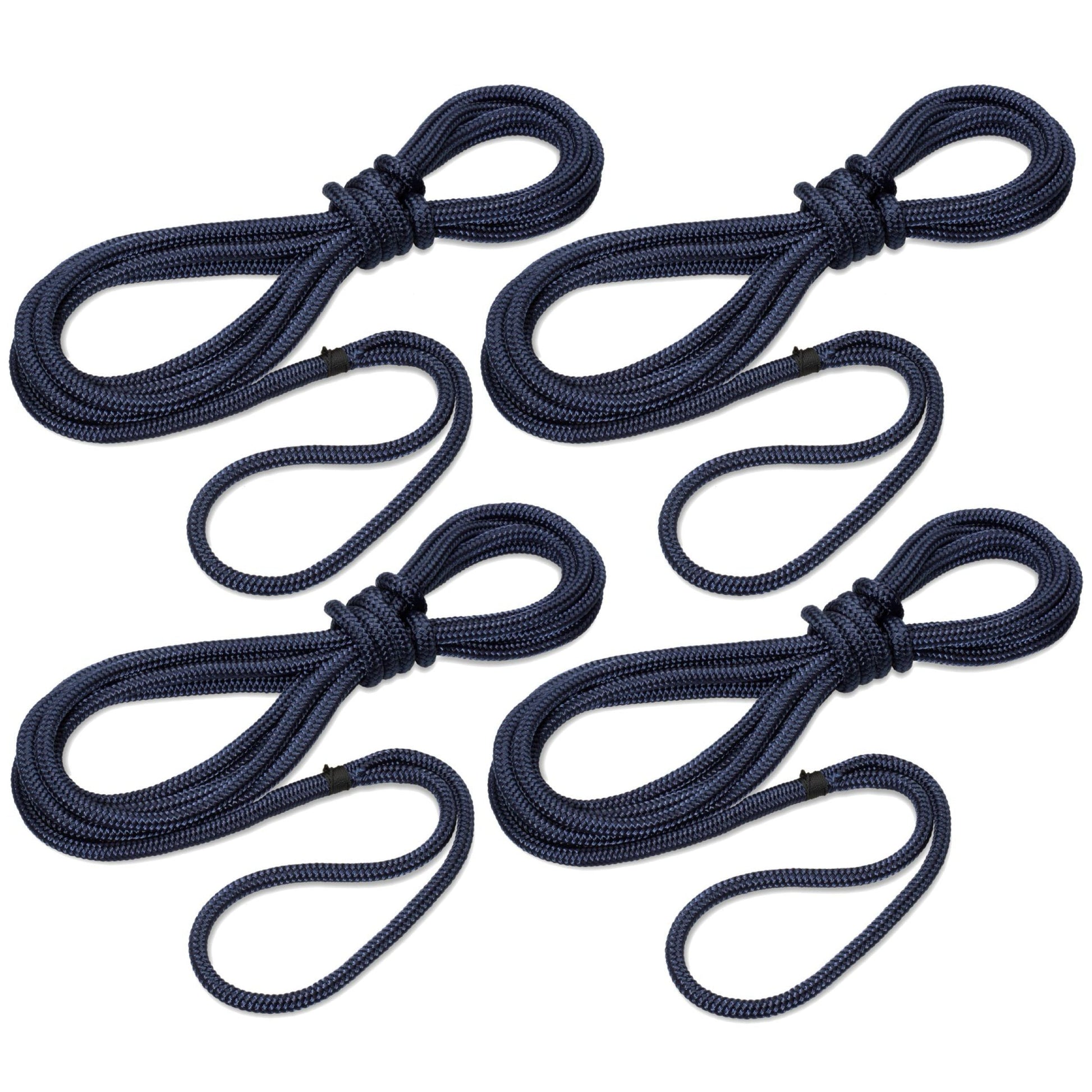 Set mit 4 Taifun®-Festmachern navyblau Festmacher Seilflechter 