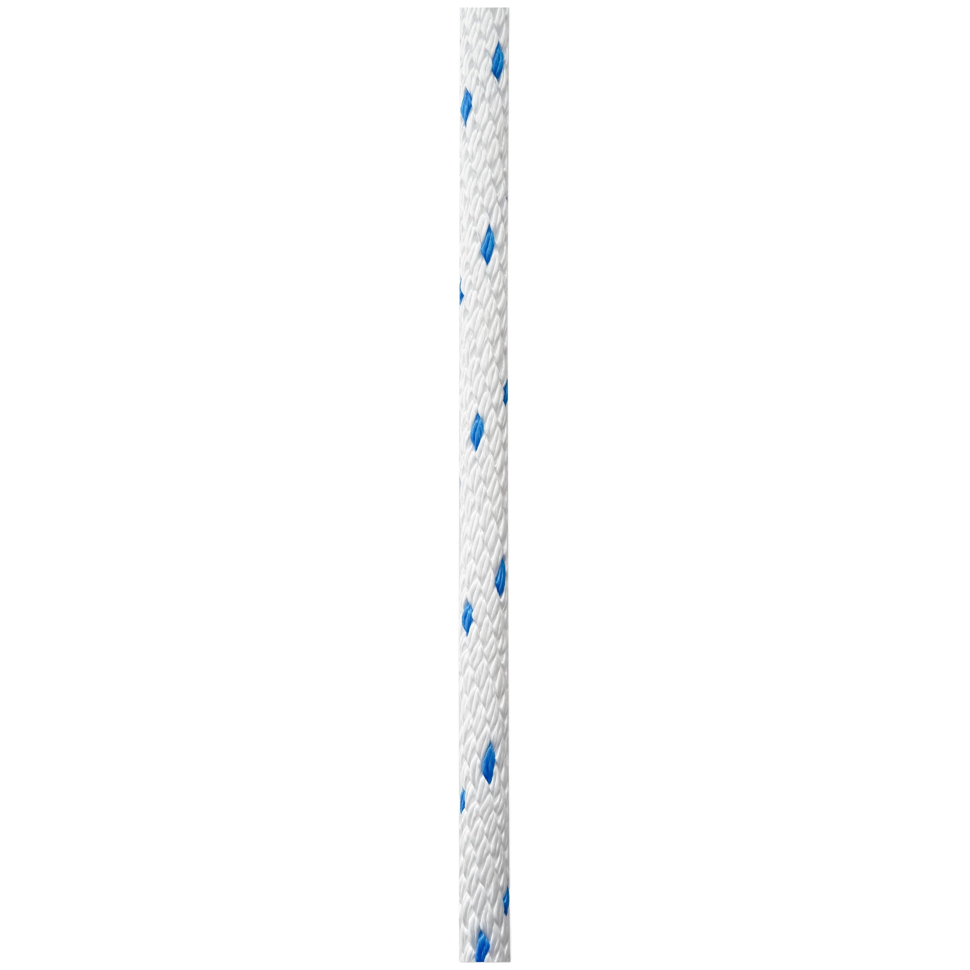 SPIRAL-BIROTEX®, 16 MM WEISS/BLAU, METERWARE, Spiral Birotex SEILFLECHTER Tauwerk GmbH 