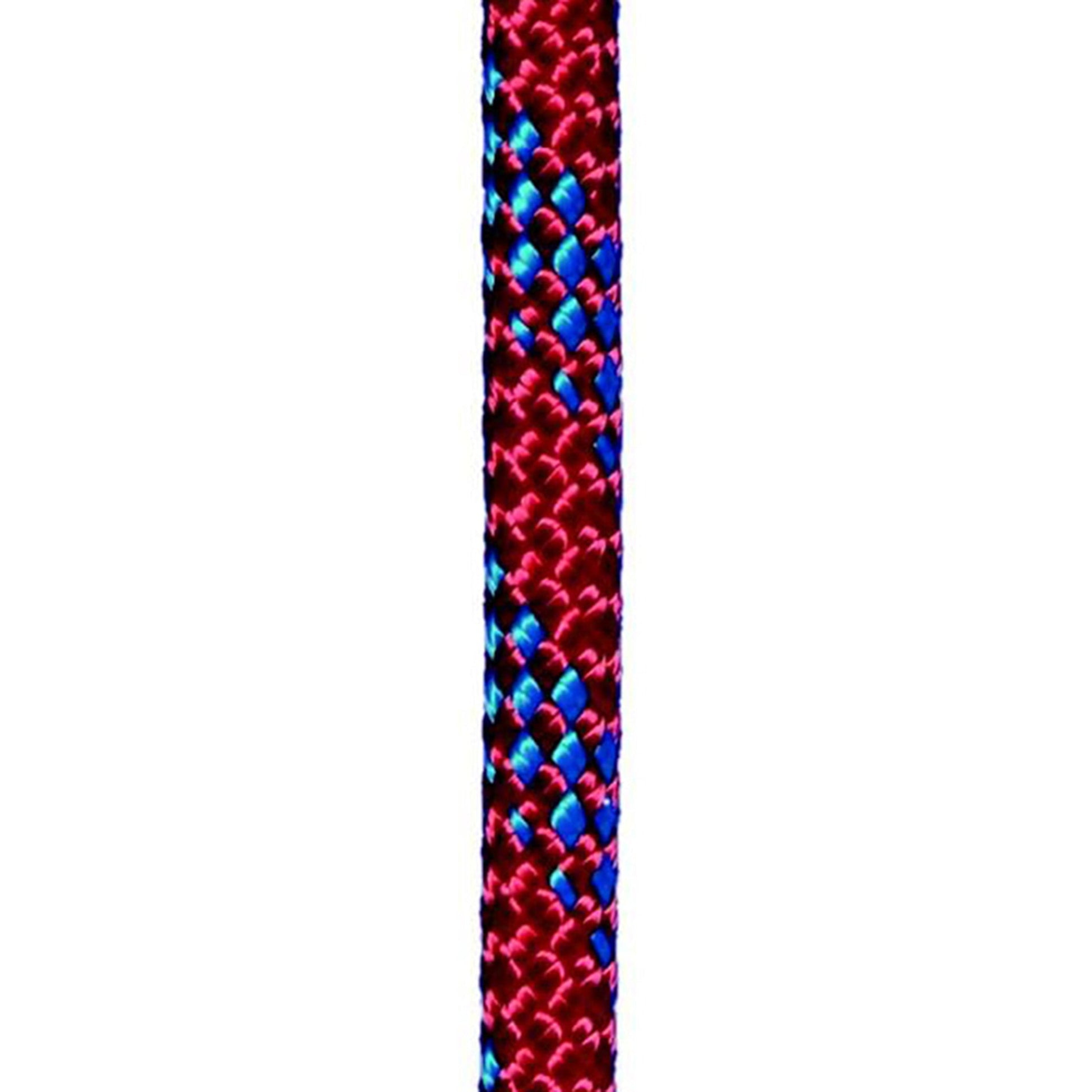 Super 32 Novoleen®-Fall & Schot | 32-fach geflochten | Meterware Fallen Seilflechter 3mm Rot-Blau 
