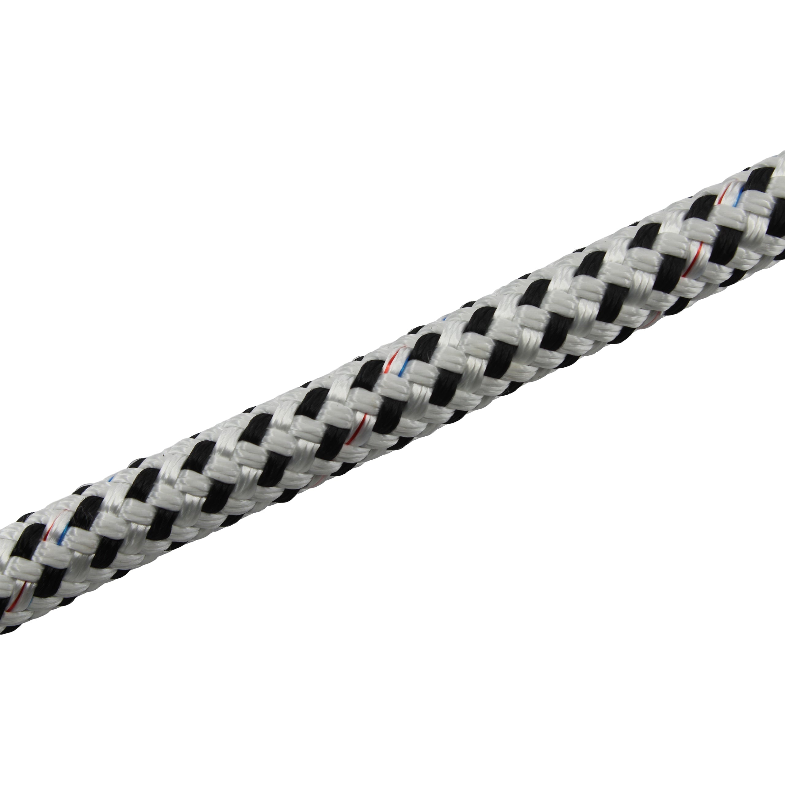 Taifun®-Tauwerk | Doppelgeflecht | Verschiedene Farben | Meterware Taifun Festmacher Seilflechter Tauwerk GmbH 20 mm Weiß/Schwarz 