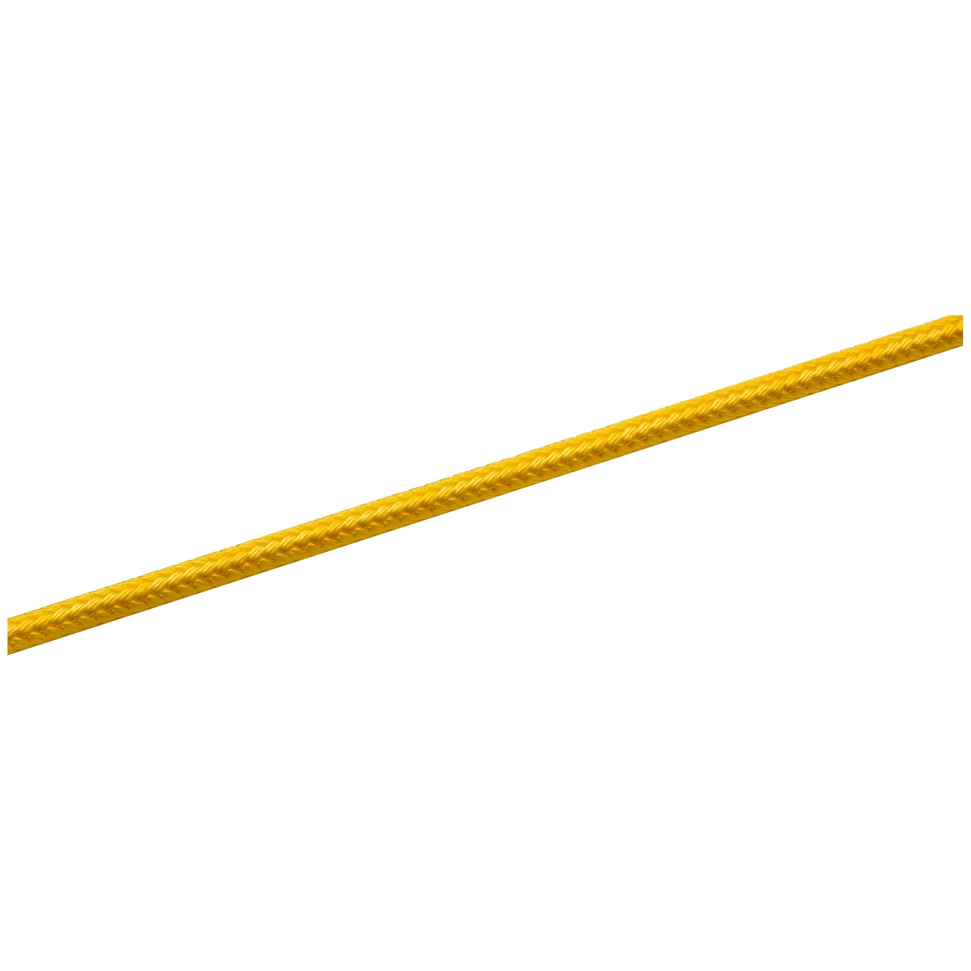 WELLENREITER® LEINE GEFL. 4 MM GELB, METERWARE, Wellenreiter SEILFLECHTER Tauwerk GmbH 