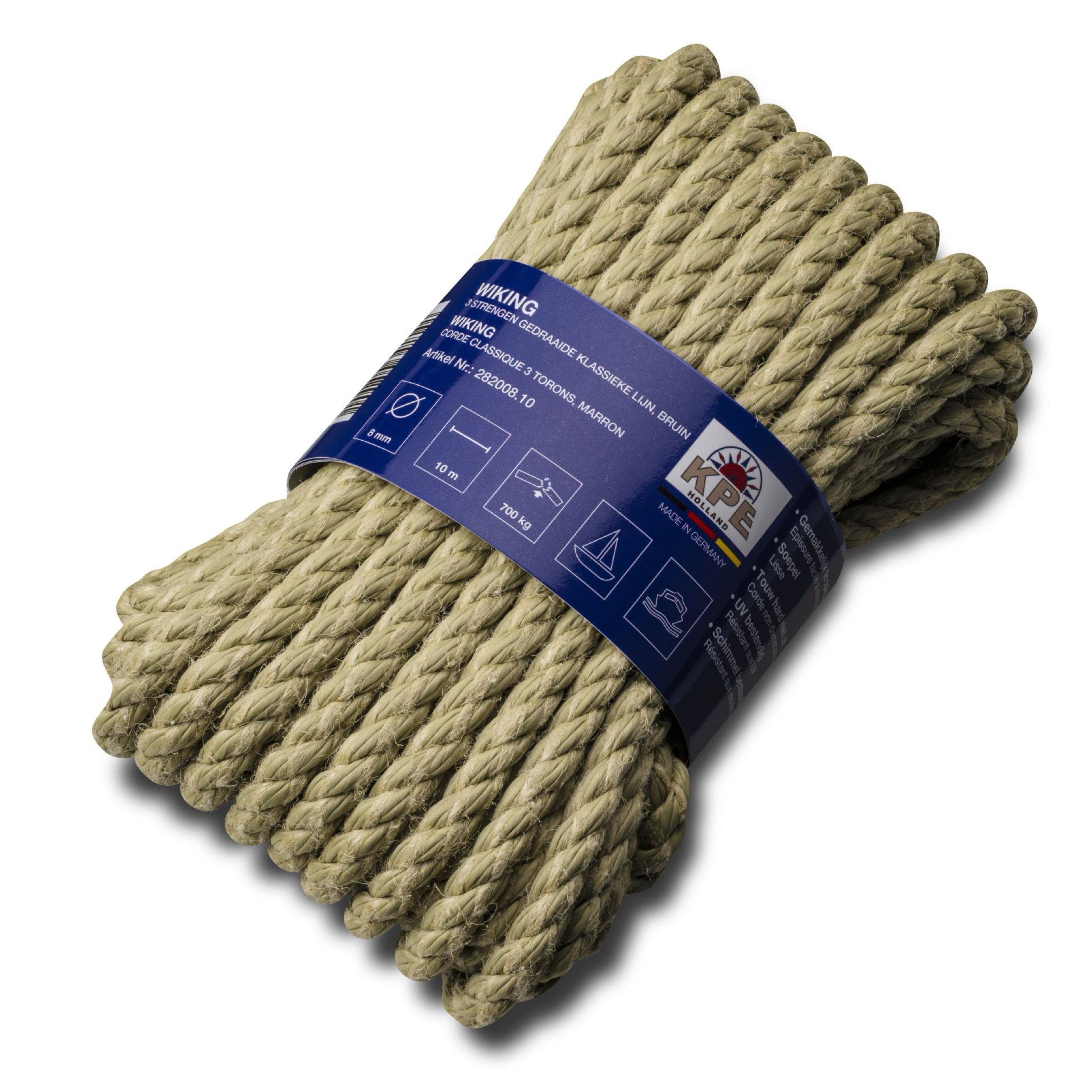 Wiking-Rope gedreht in Hanfoptik Wiking-Ropes Seilflechter 