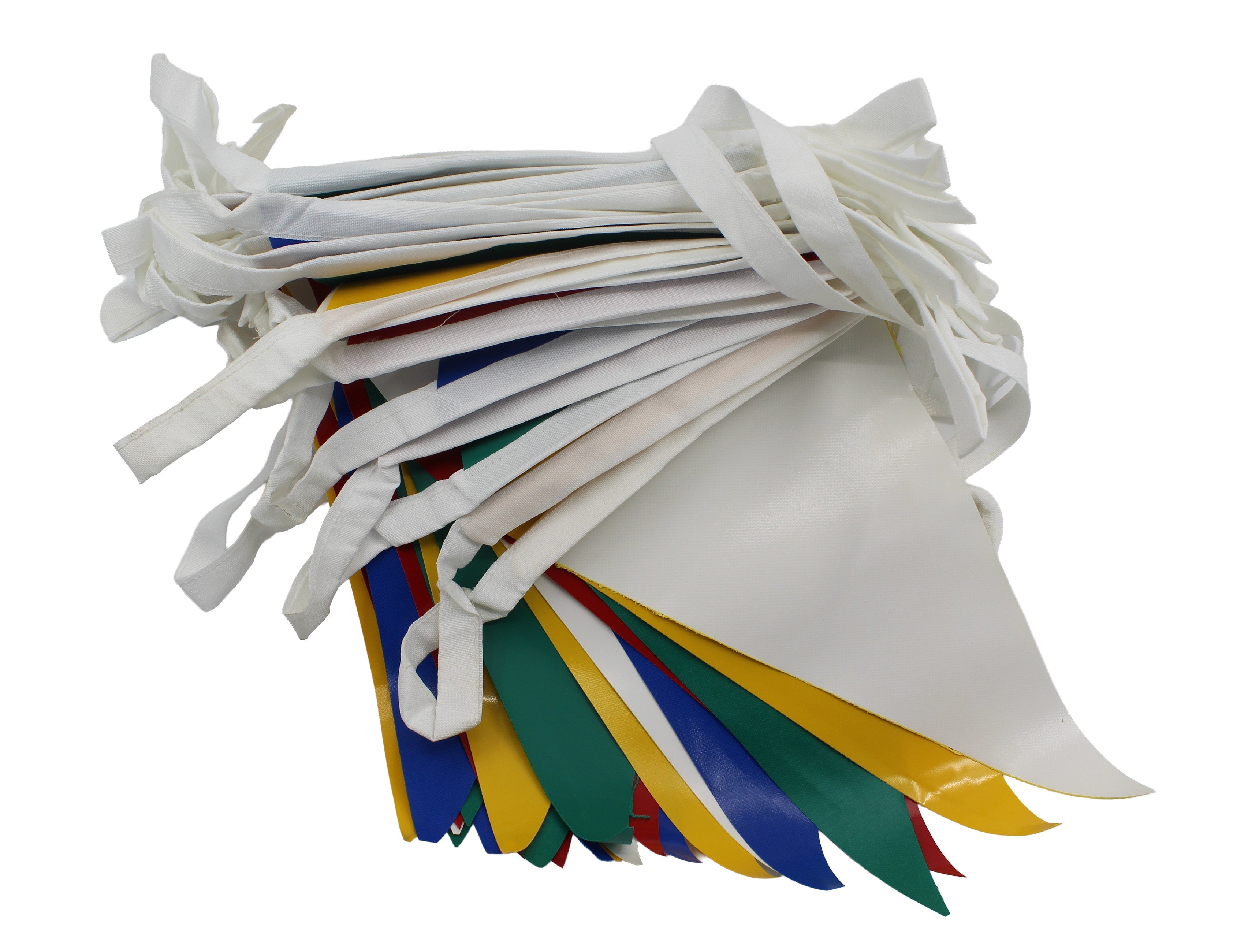 WIMPELKETTE FARBIG PVC FÜR DEKOZWECKE - 10 M LANG Wimpelketten Seilflechter Tauwerk GmbH 