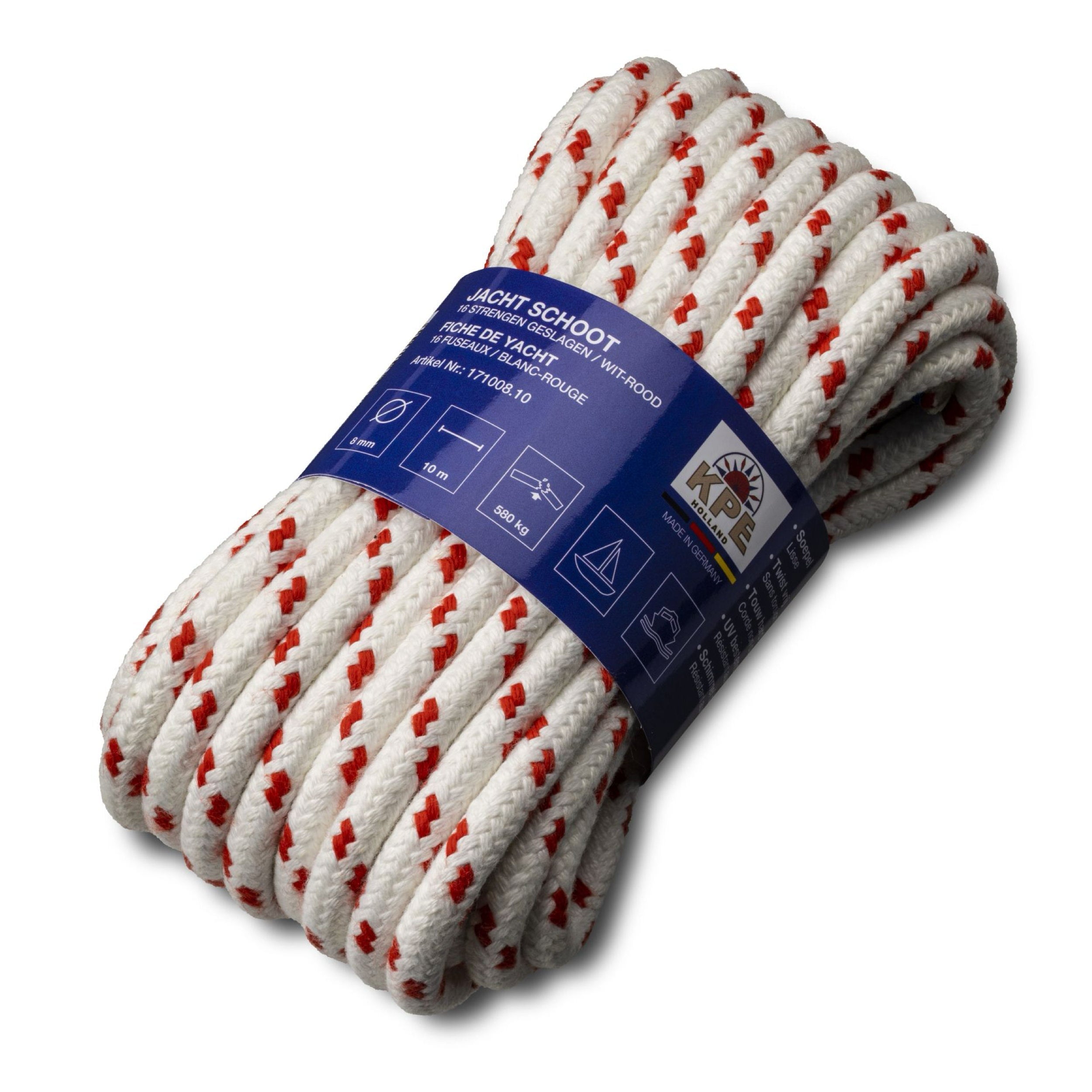 Yacht Schot 16-fach geflochten Yacht Schoten Seilflechter 