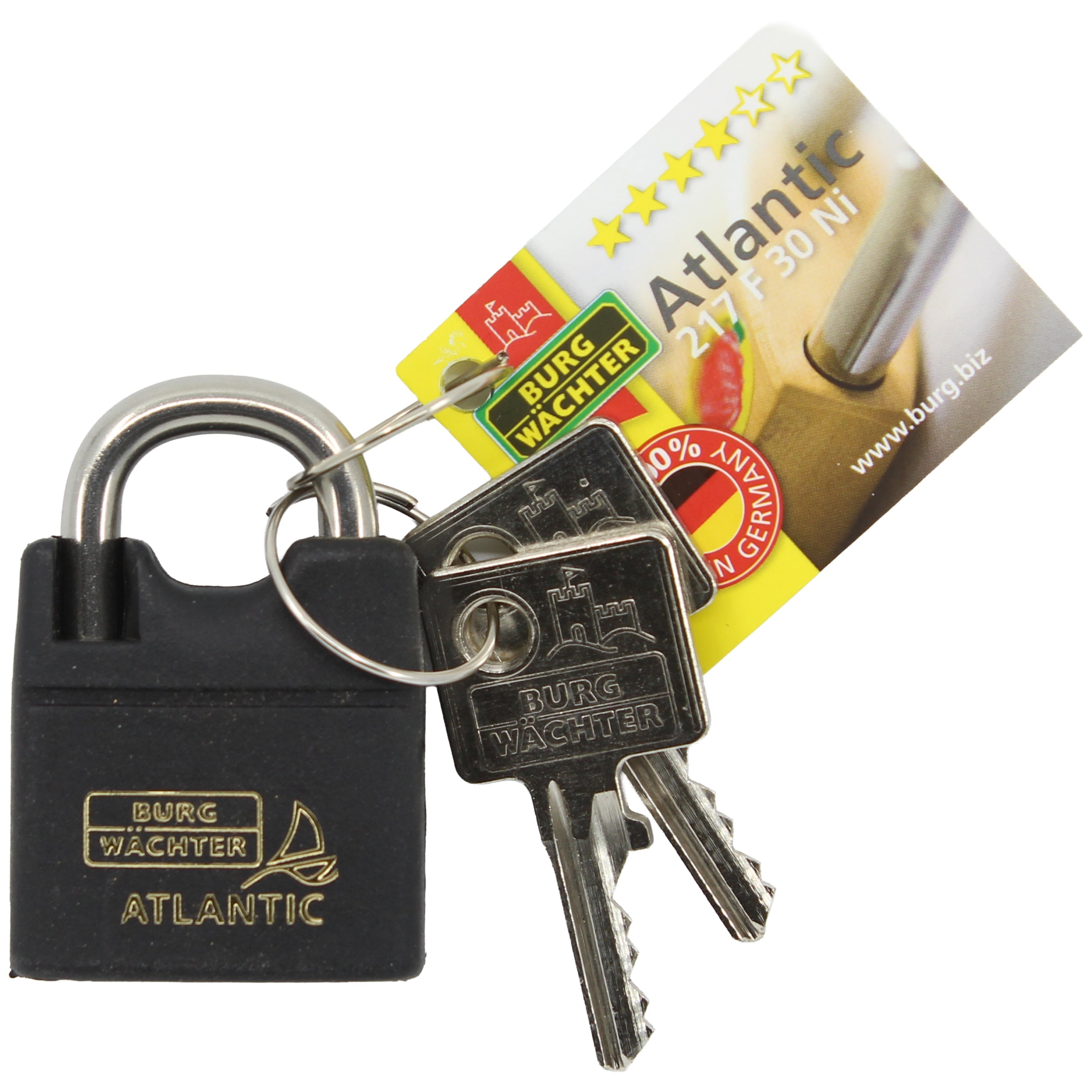ZYLINDERSCHLOSS ATLANTIC 30 MM SEEWASSERFEST,KUNSTSTOFFMANTEL Schlösser BURG-WÄCHTER KG 