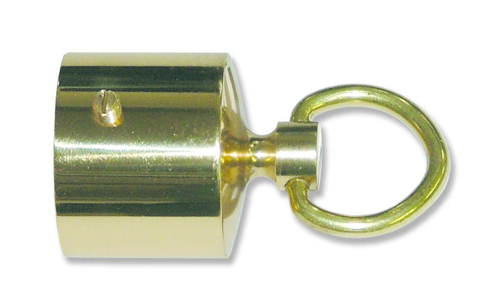 Seilendkappe mit Ring für Handlaufseile Seilendkappe mit Ring für Handlaufseile